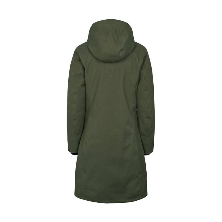 Nordisk Tana Elegant Down Insulated Coat Women Dark Moss