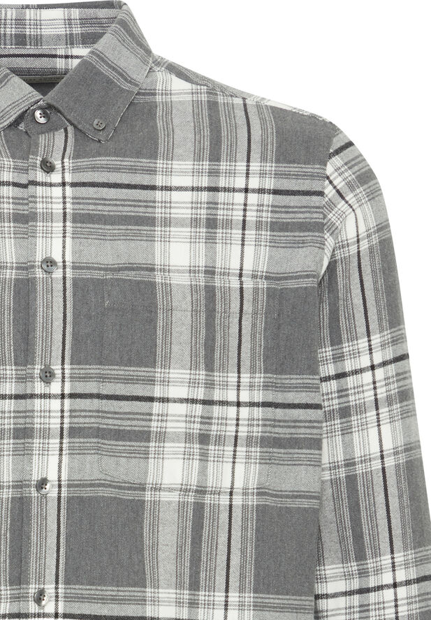 Casual Friday CFANTON LS checked shirt Pewter mix