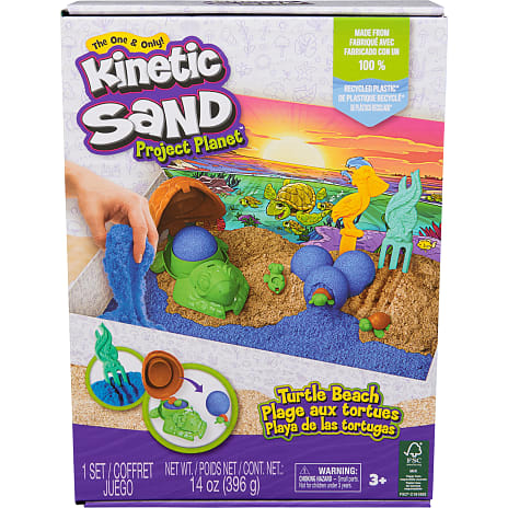 Kinetic sand Project Planet Turtle Beach sæt