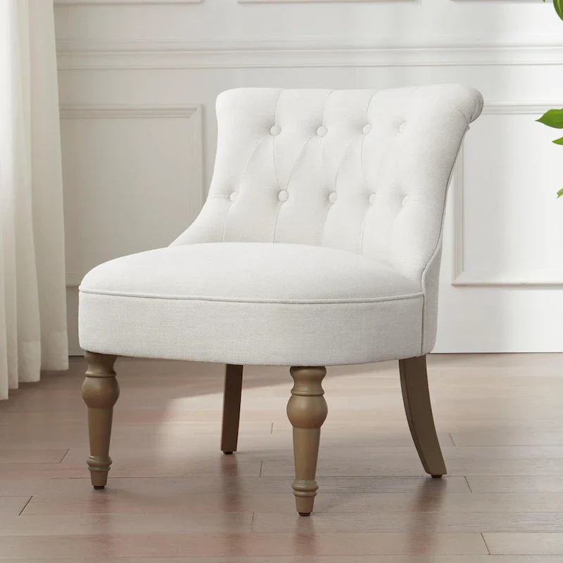 Living Room Armless Accent Comfy Chair
