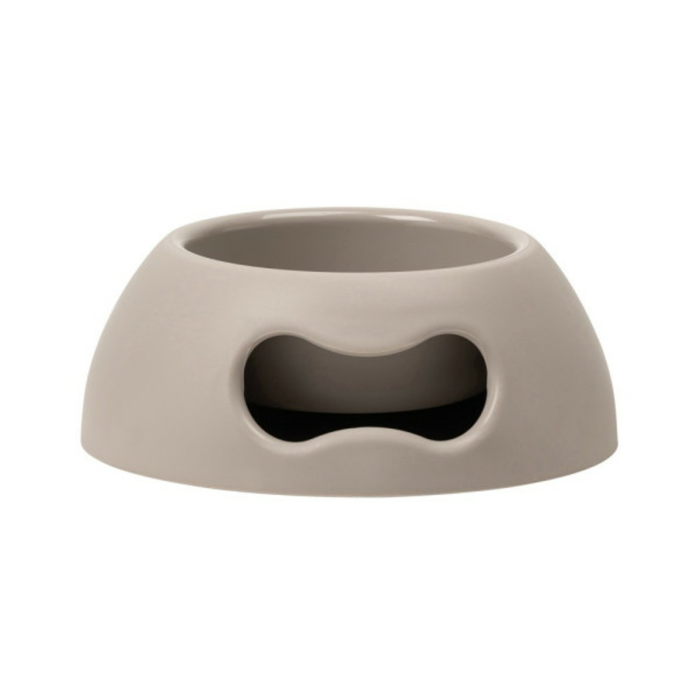 Mangeoire pour chiens pappy gris polypropylène (ø 24,5 cm)