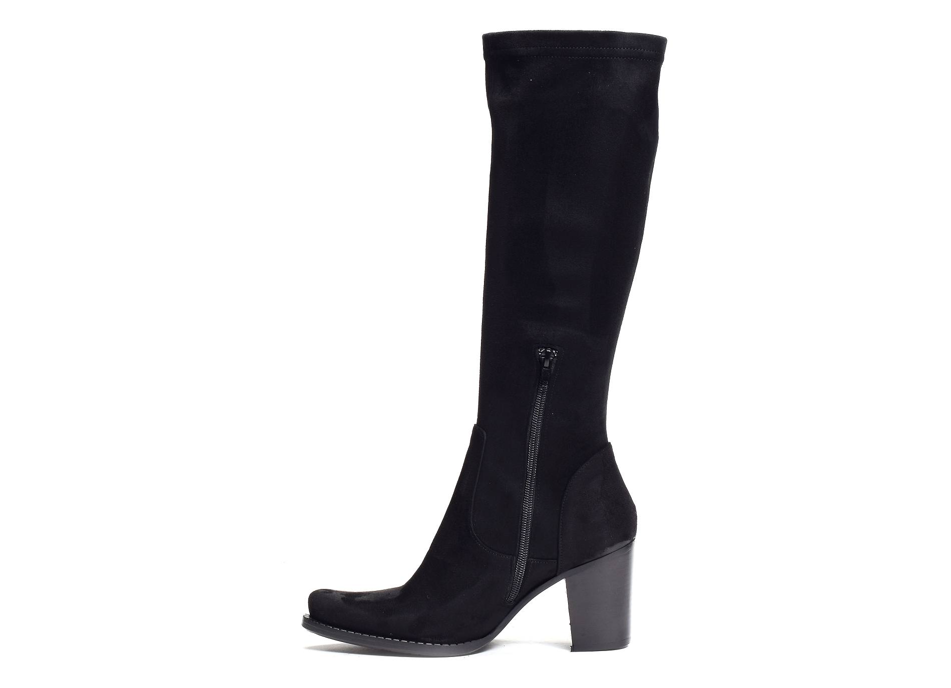 Suede noir