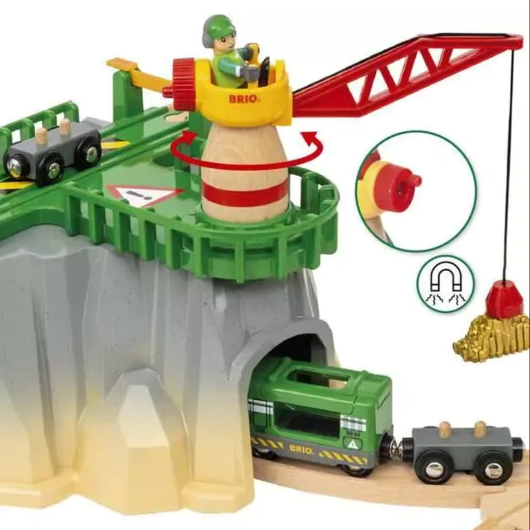 brio treinbaan goederenberg - 49-delig