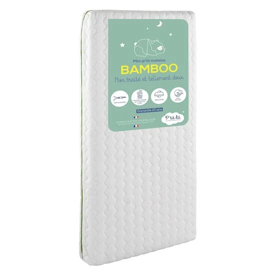 Matelas Color Viscose de bambou   60 x 120 cm   de               P'tit lit