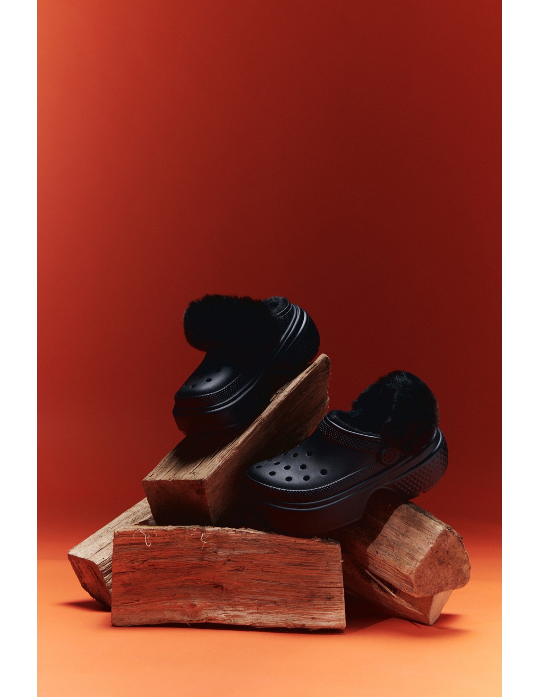 crocs Sabots stomp lined clog blk