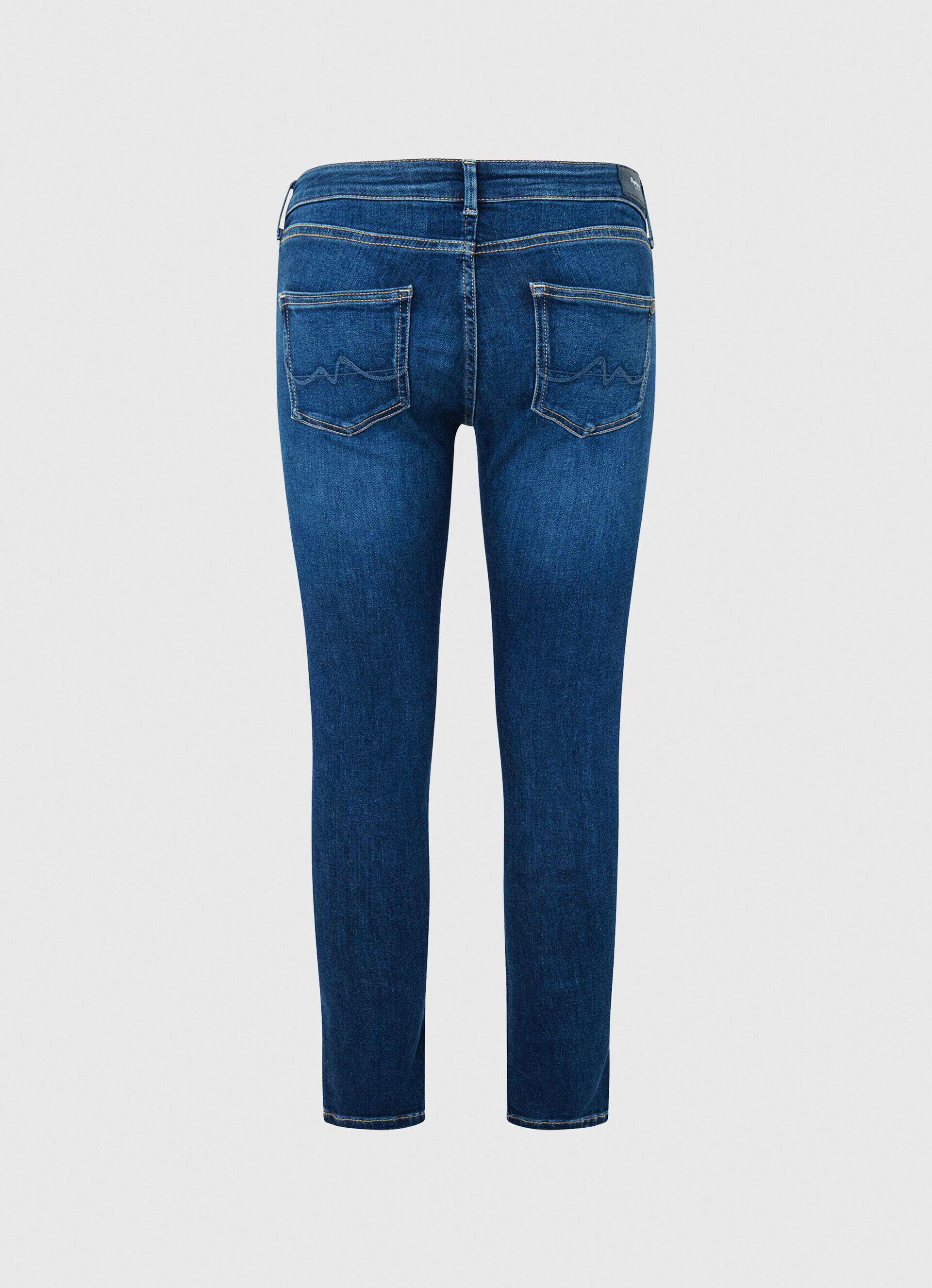 Calça jeans skinny pixie de comprimento médio - jeans