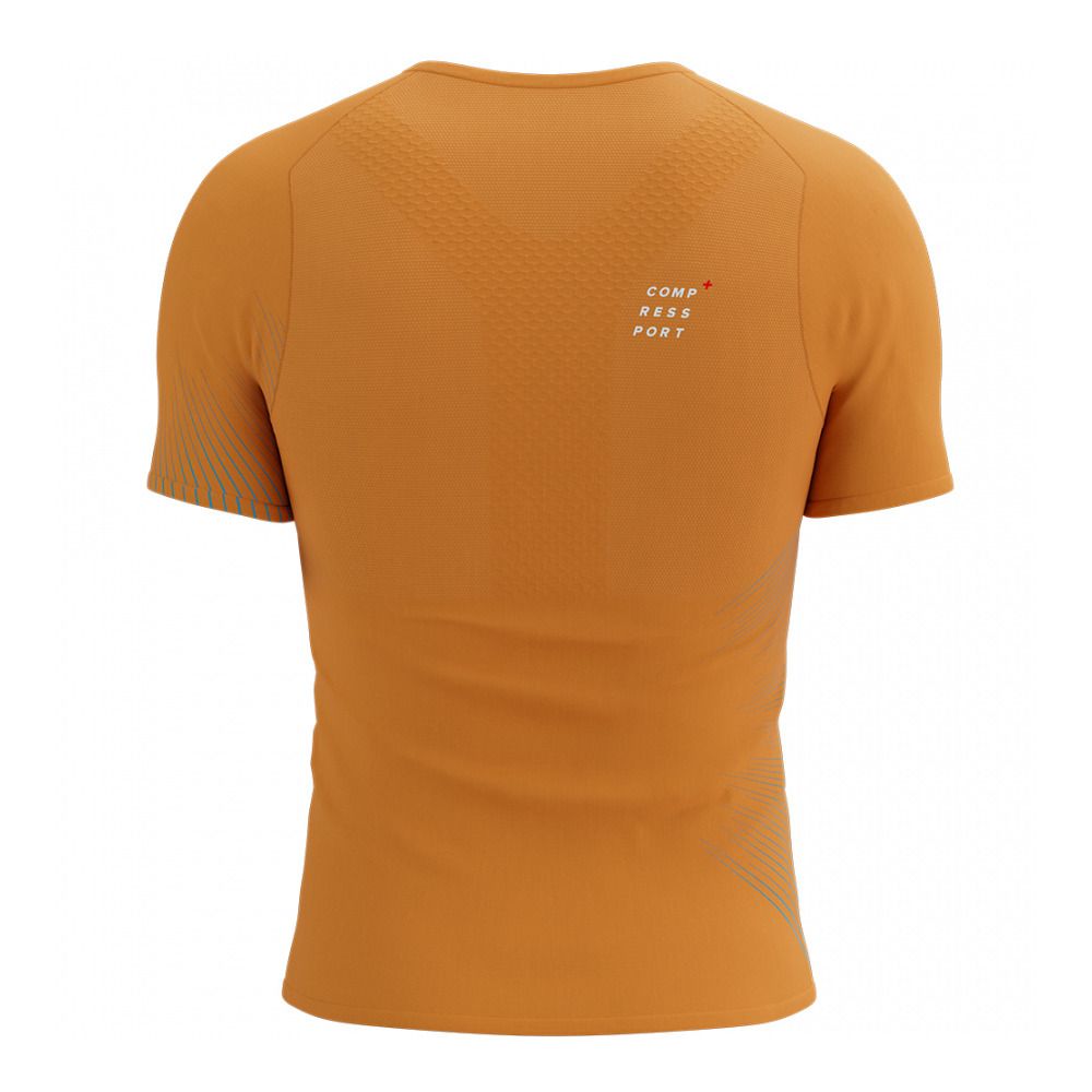 Compressport PERFORMANCE - Maillot Homme autumn glory/hawaiian ocean