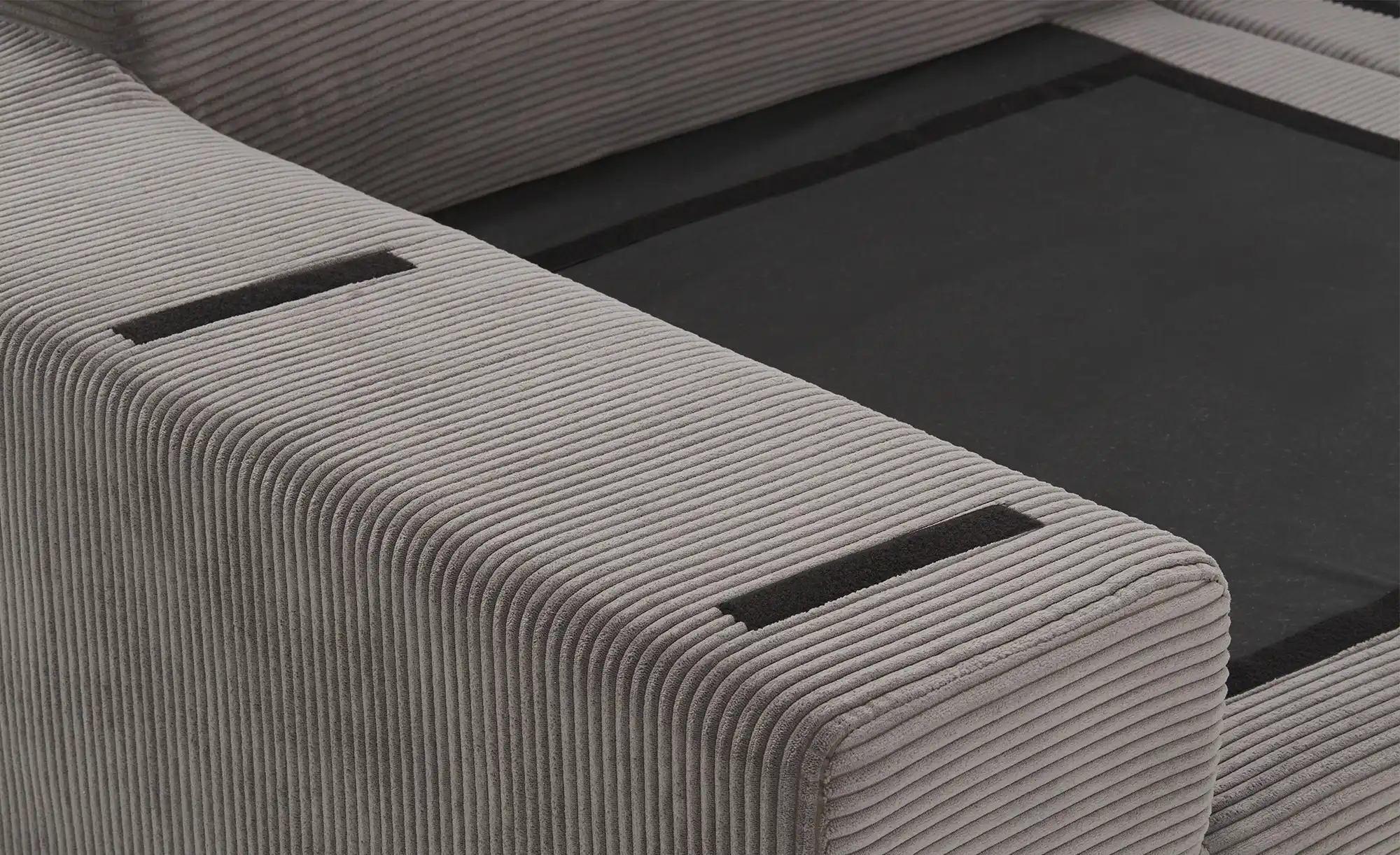 smart Ecksofa in trendigem Cordstoff Lianea