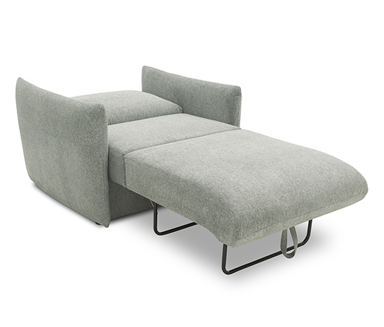 DOMO collection Schlafsofa 1-Sitzer »Helsinki«, grau
