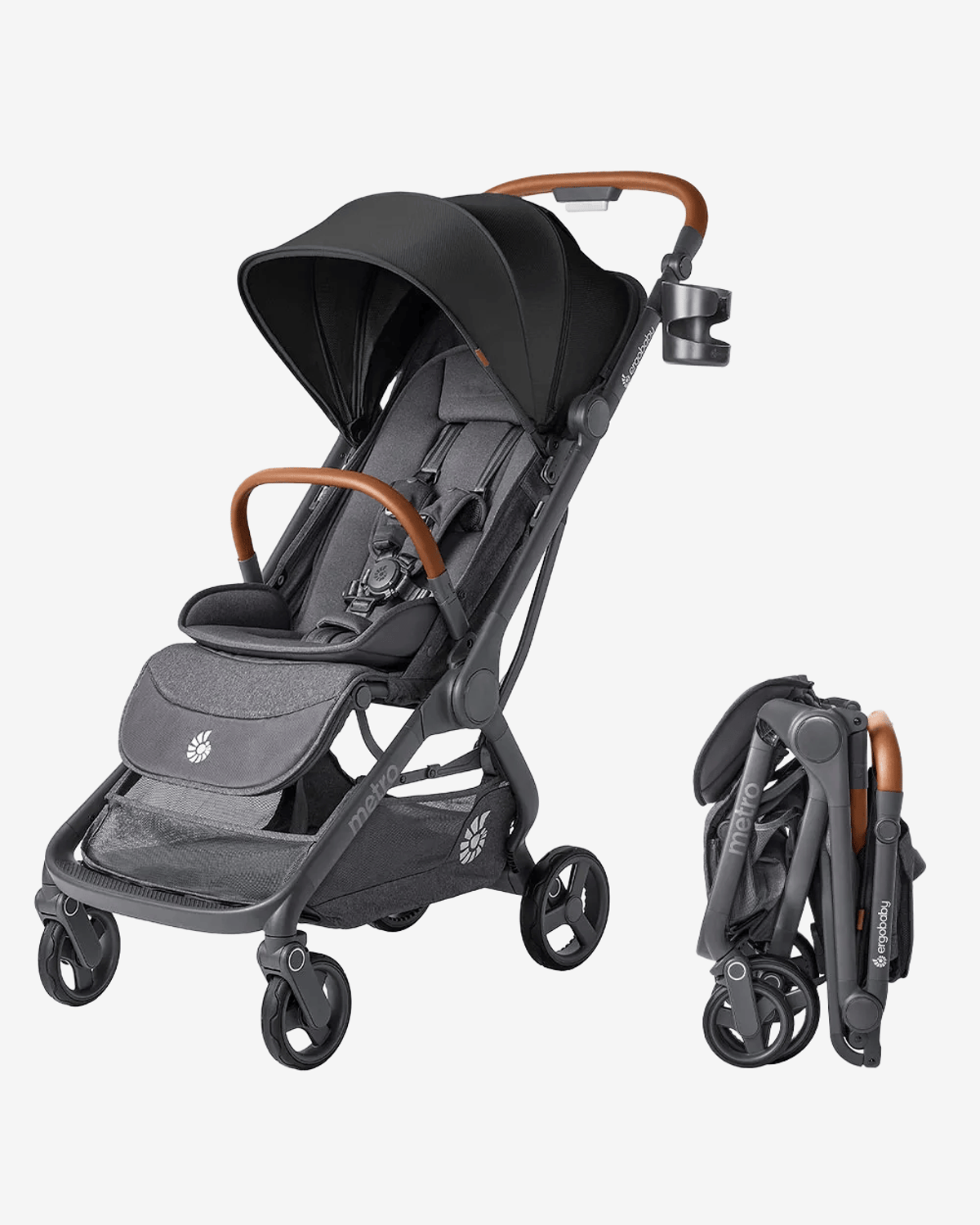 Metro 3 Deluxe Reisevogn, Premium – Kompakt Reisetrille | Fra Nyfødt til 22 kg/4 år