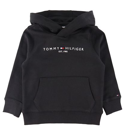 Tommy Hilfiger H?ttetr?je - Essential - Organic - Sort