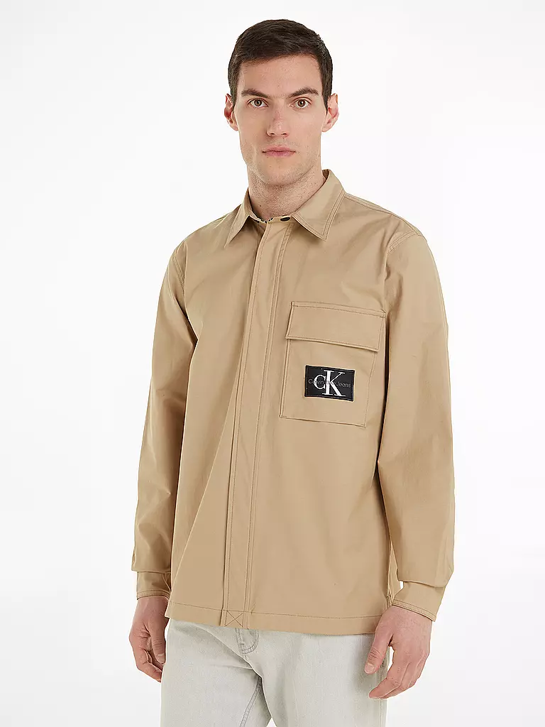 CALVIN KLEIN JEANS Overshirt beige