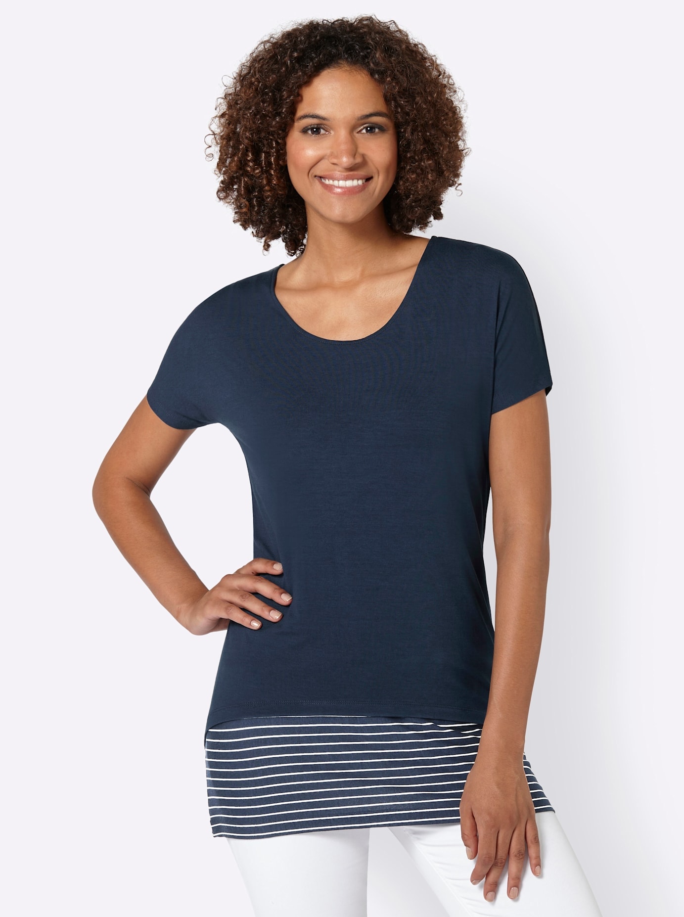 Casual Looks 2-in-1-Shirt »Shirt + Top«, 1 Stk.