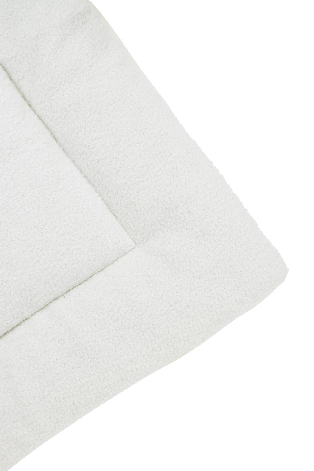 boxkleed Bouclé Uni 80x100 cm Offwhite