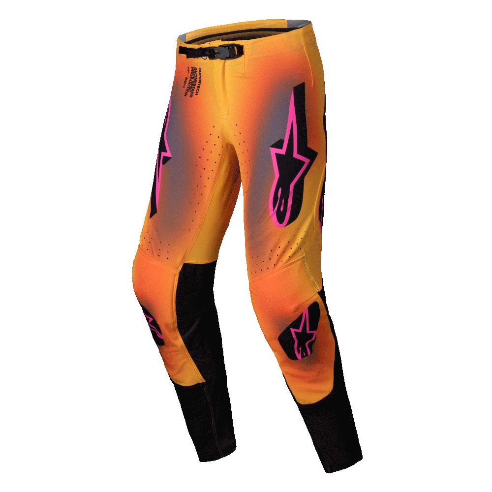 Alpinestars - Pantalon Supertech Lipan Jaune / Rose / Orange