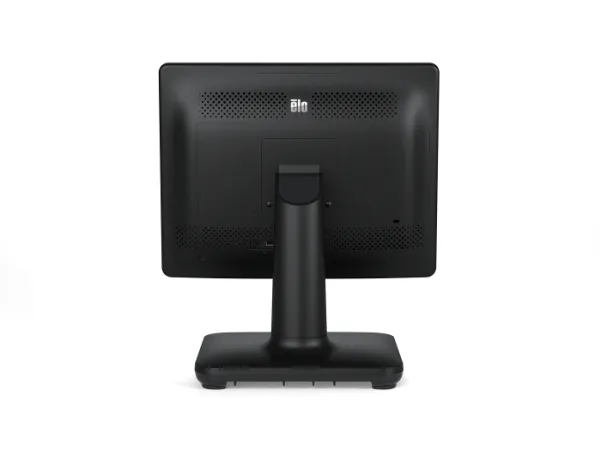 EloPOS System i3 - Med I/O Hub Stand - alt-i-én 1 x Core i3 8100T - RAM 4 GB - SSD 128 GB - UHD Graphics 630 - Gigabit Ethernet - Win 10 IoT Enterprise LTSB 64-bit - skærm: LED 15