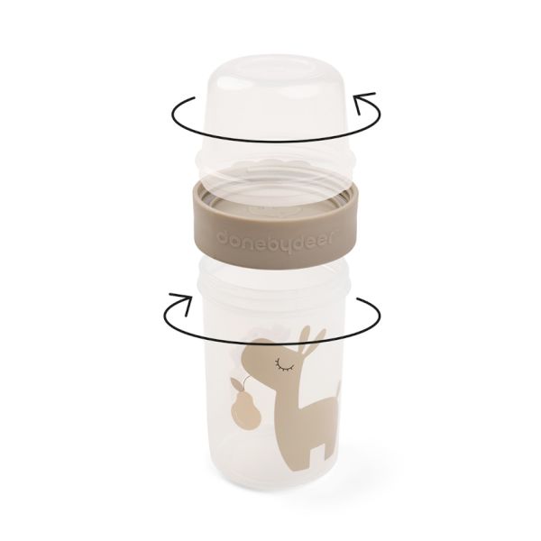 Done By Deer Lalee 2-Way Snackbox - Large - Sand
