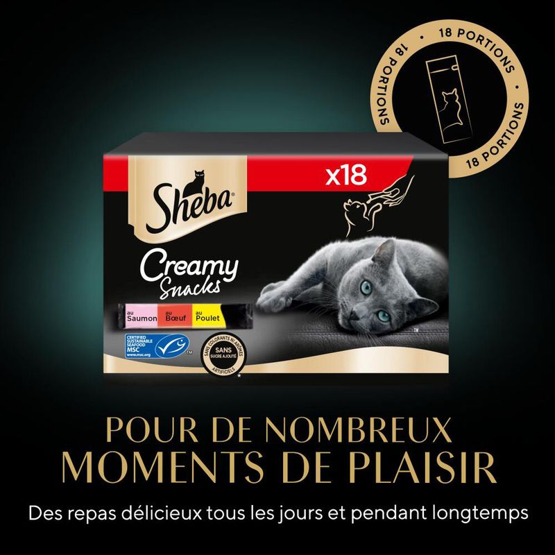 Lot mixte Sheba Creamy Snacks