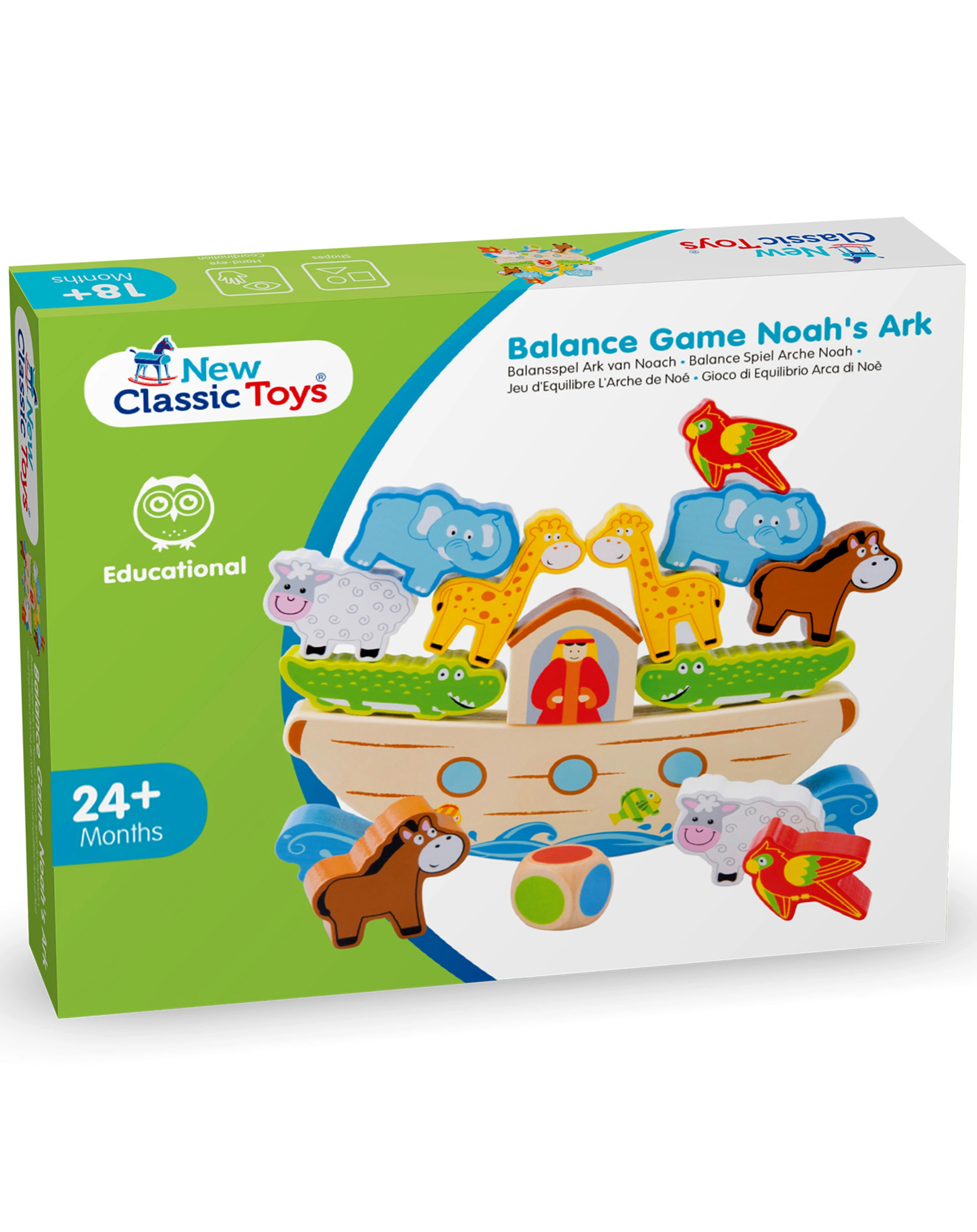 Balance-Spiel ARCHE NOAH aus Holz