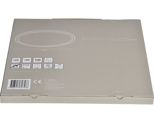 LED plafondlamp 18W 2700 lm 2700 K Ø 42,4 cm wit