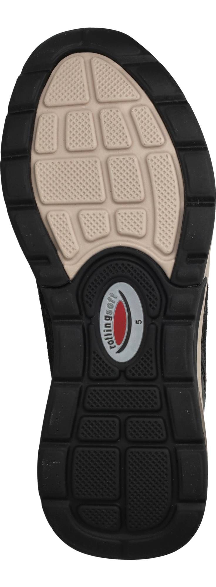Gabor Rollingsoft Sneakers Zwart Dames