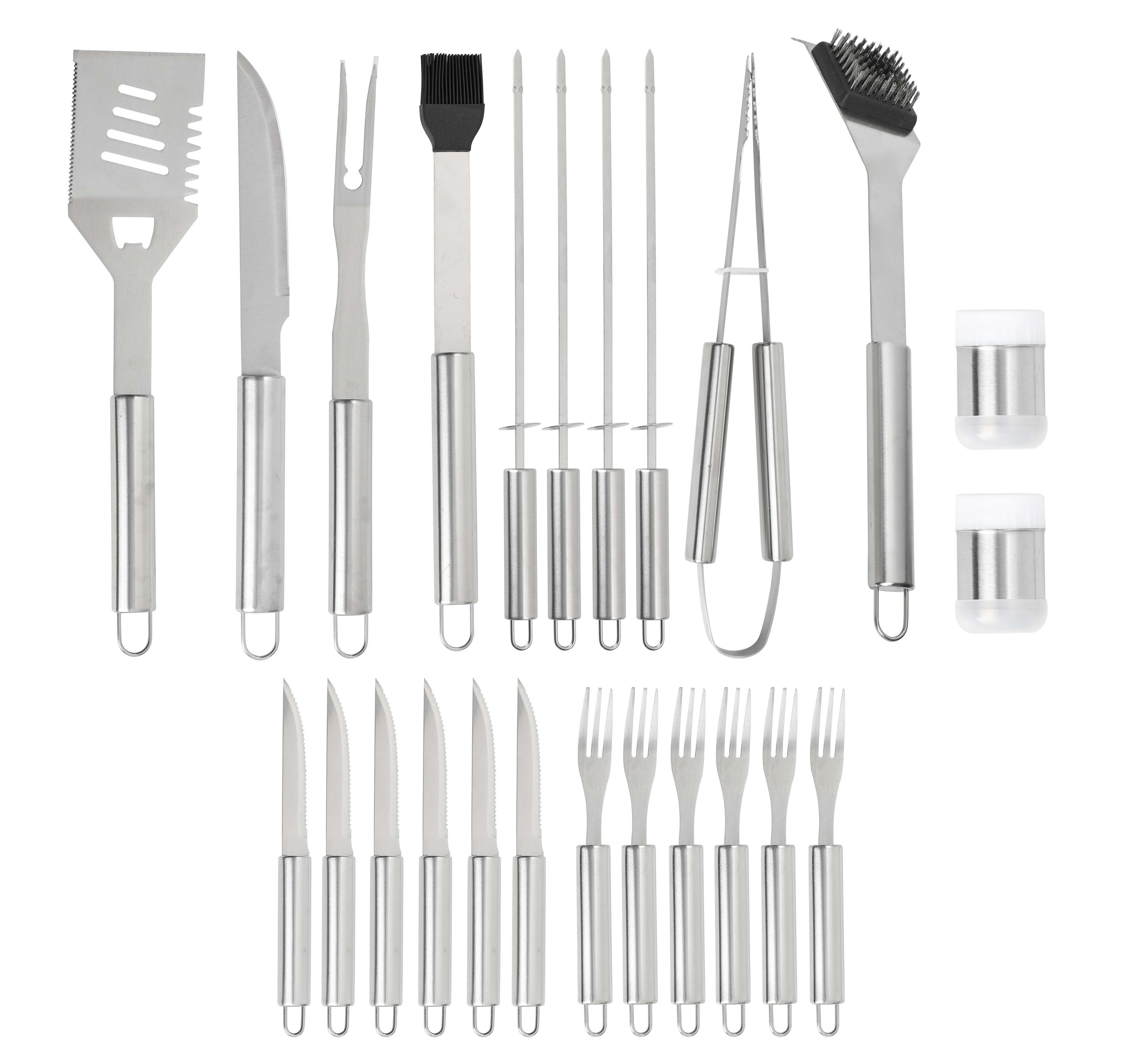 BBQ Grillbesteck Koffer 25-teilig