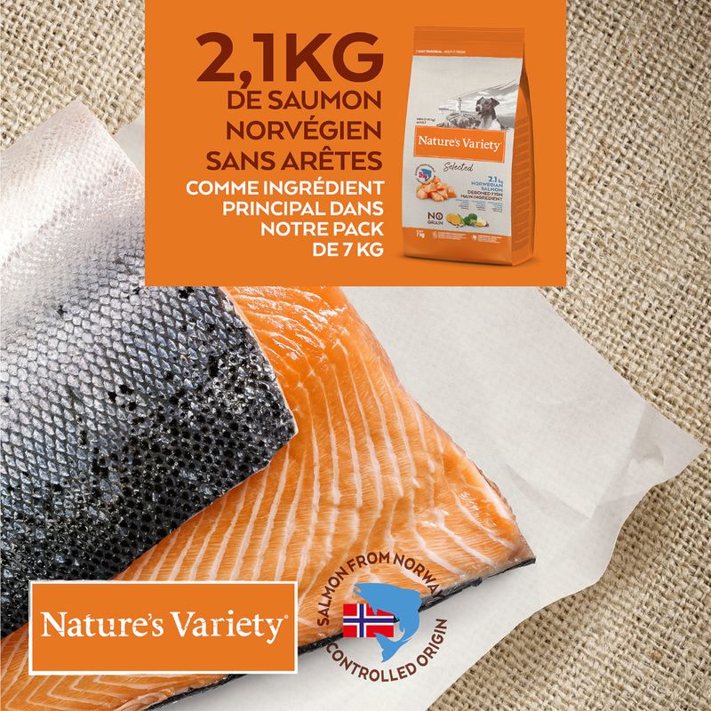Nature's Variety Selected Mini Adult saumon de Norvège