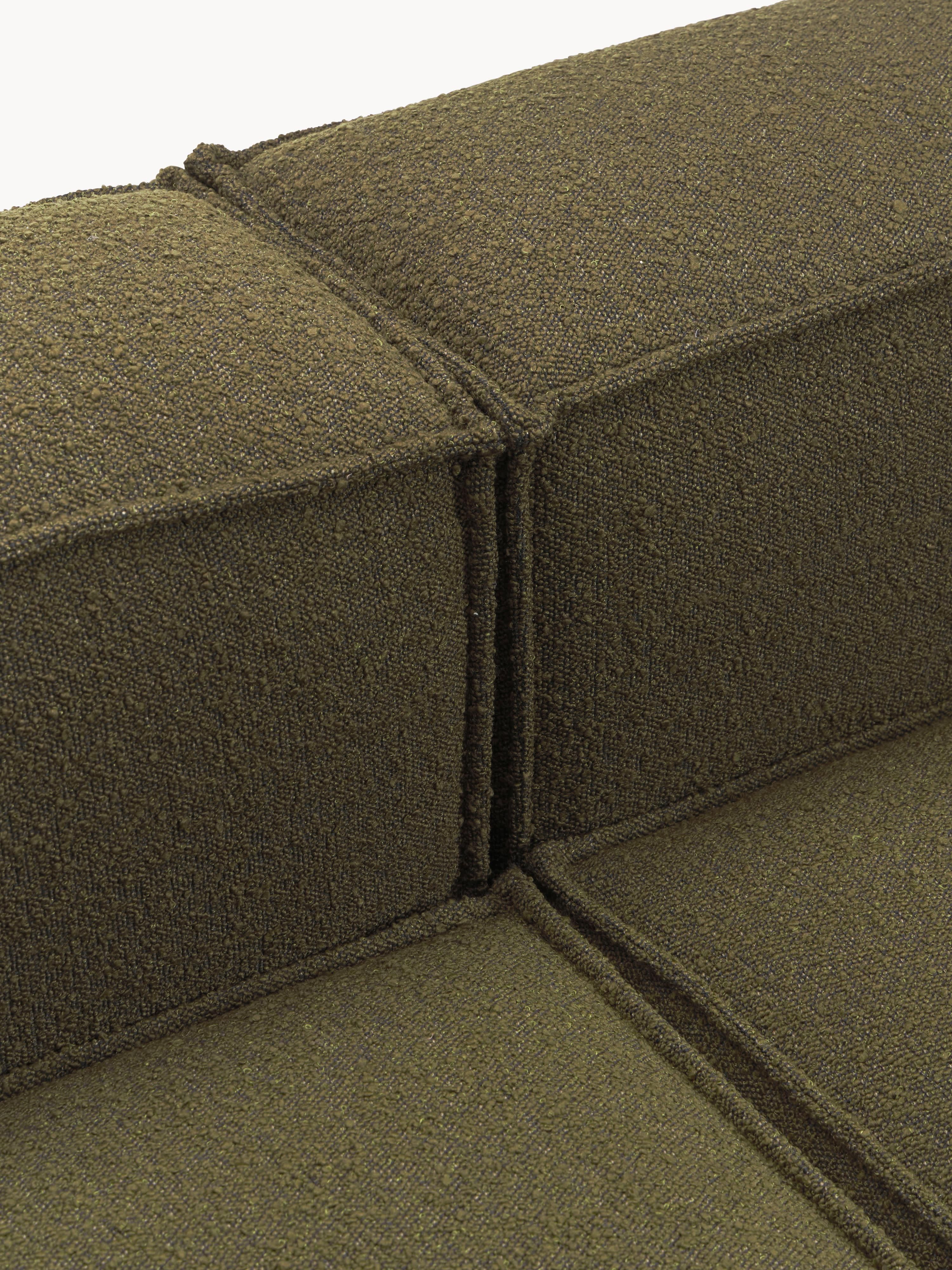 Bouclé modulaire hoekbank Lennon (2-zits)