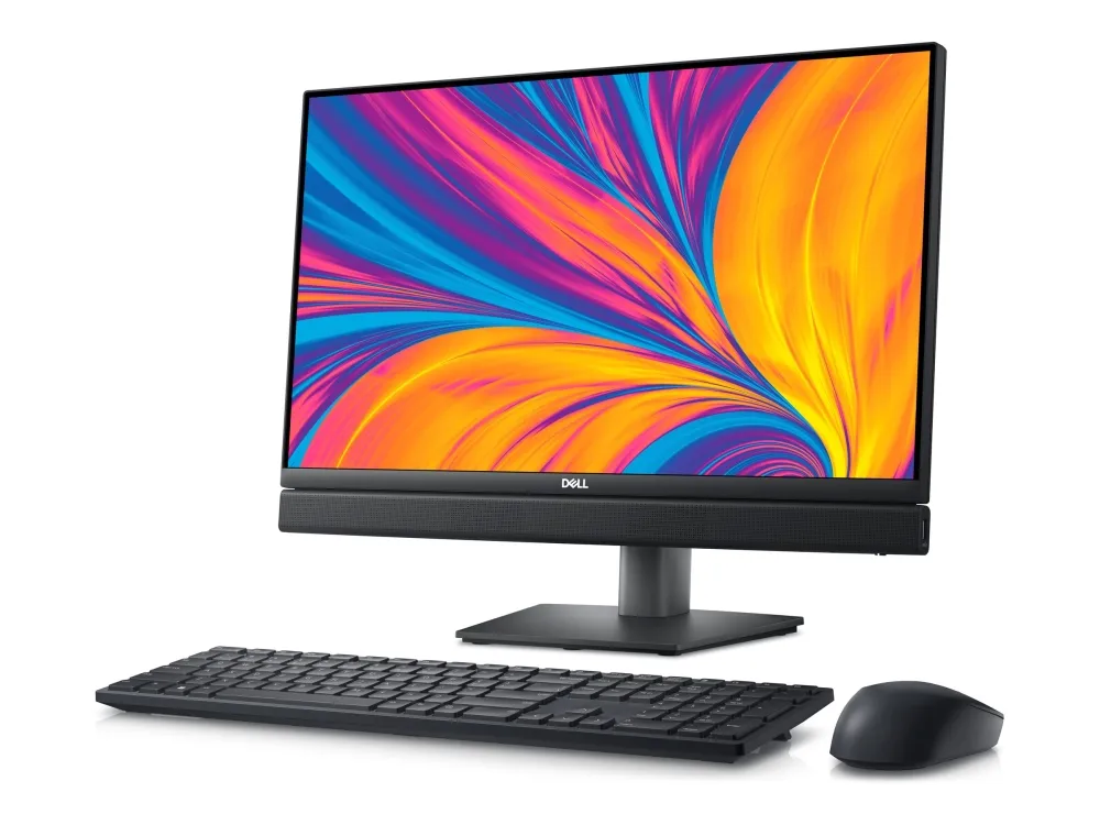 Dell OptiPlex 7420 All In One - Alt-i-én Core i5 i5-14500T / op til 4.8 GHz Energy Efficient - RAM 8 GB - SSD 256 GB - NVMe, Class 35 - UHD Graphics 770 - Gigabit Ethernet, Bluetooth, IEEE 802.11ax (Wi-Fi 6E) - Win 11 Pro - skærm: LED 23.81