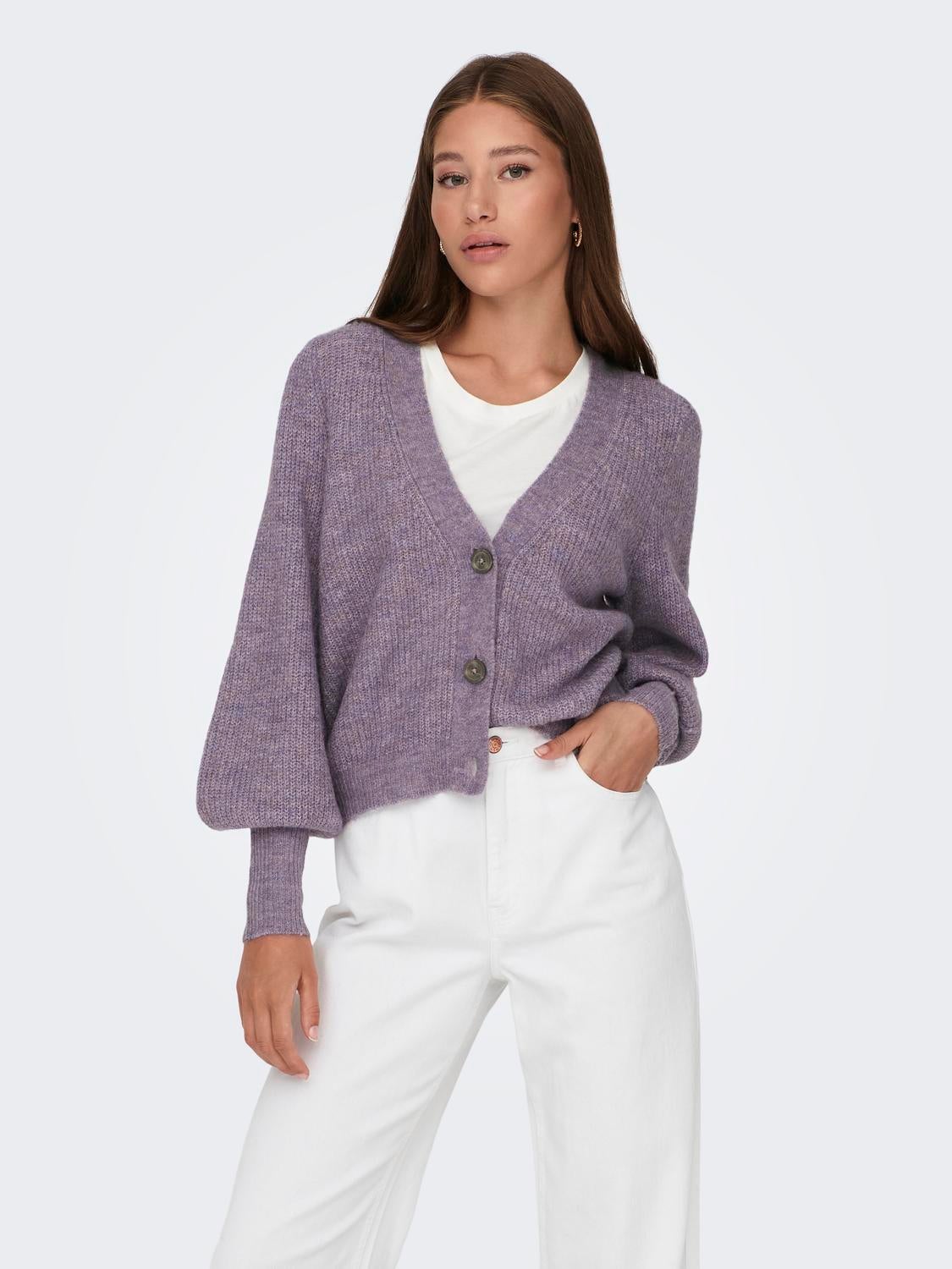 JDYDREA Strickjacke Lavender Gray