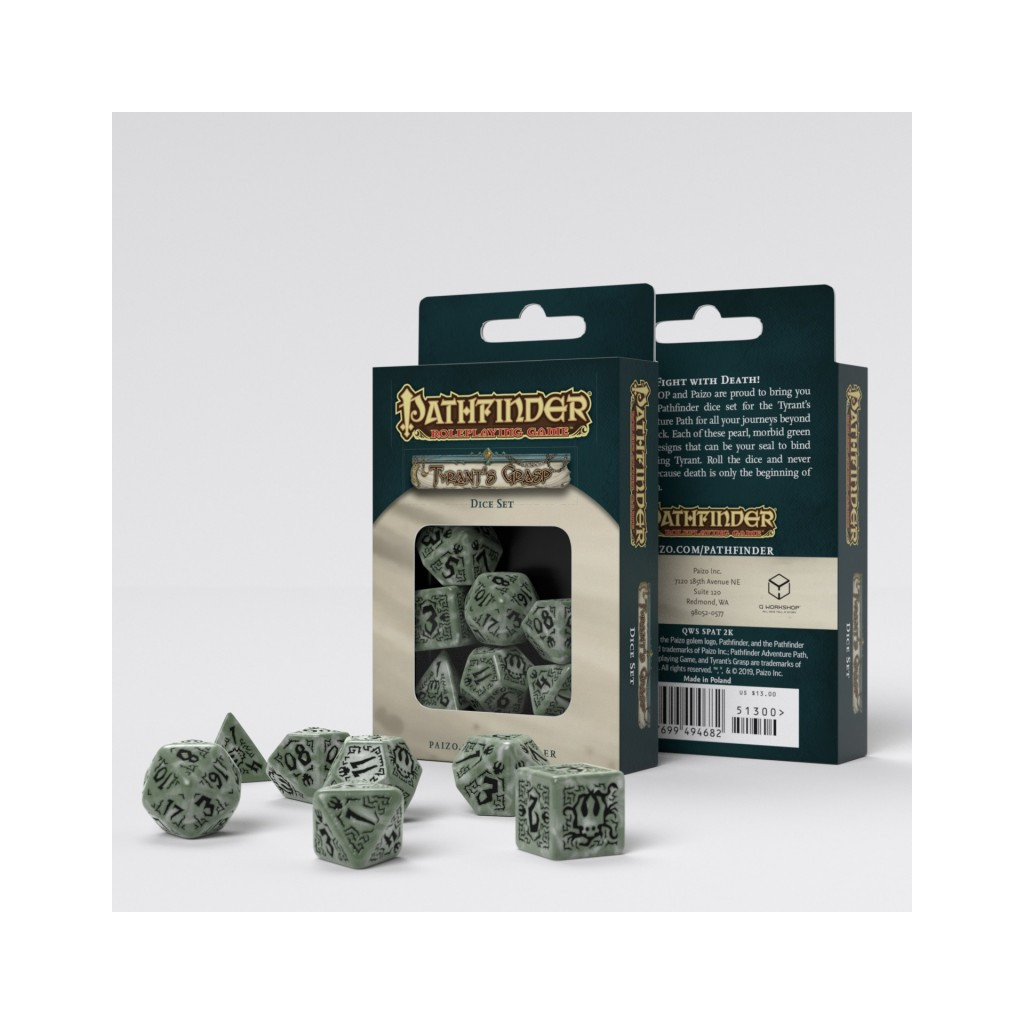 Set de Dés Pathfinder - Tyrant's Grasp
