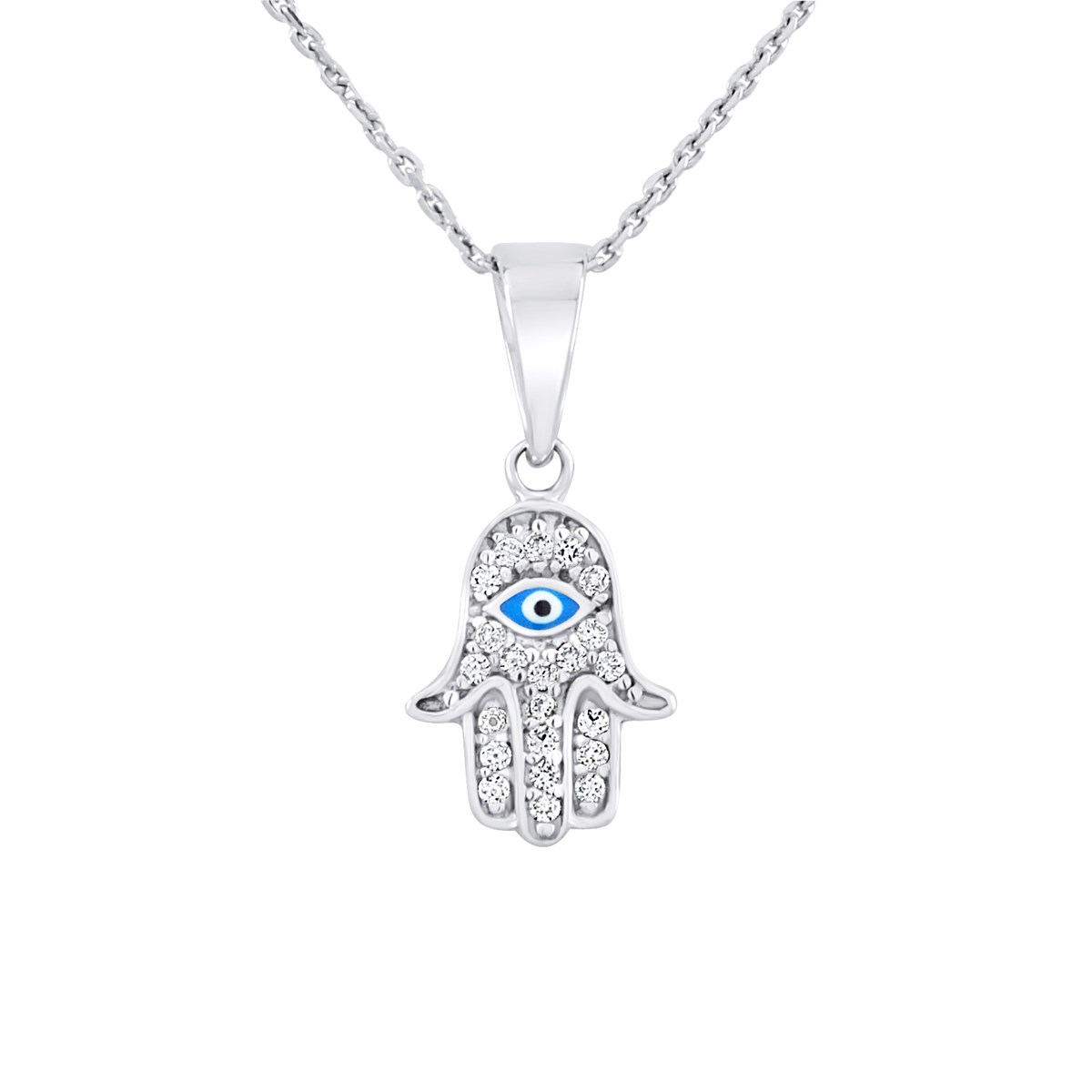 Pendentif AMULETTE KHAMSA - Argent 925