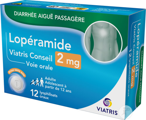 Lopéramide Viatris 2mg Diarrhée Aiguë Passagère 12 Comprimés Orodispersibles