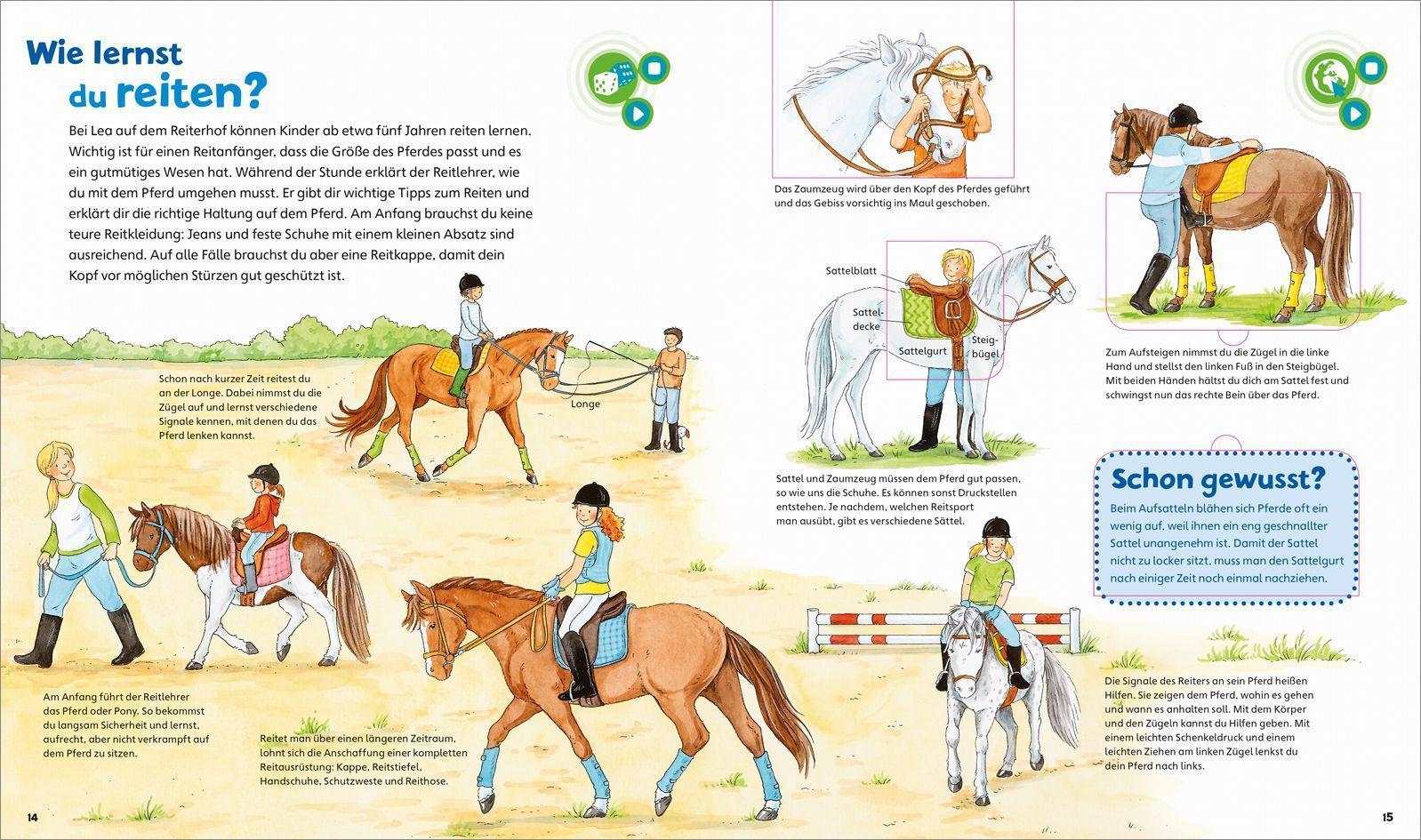 Was ist was Junior: Komm mit zu den Pferden und Ponys!