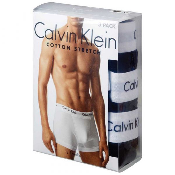 Calvin Klein Underwear Boxers Low Rise 3 Unidades Black And White Logo L