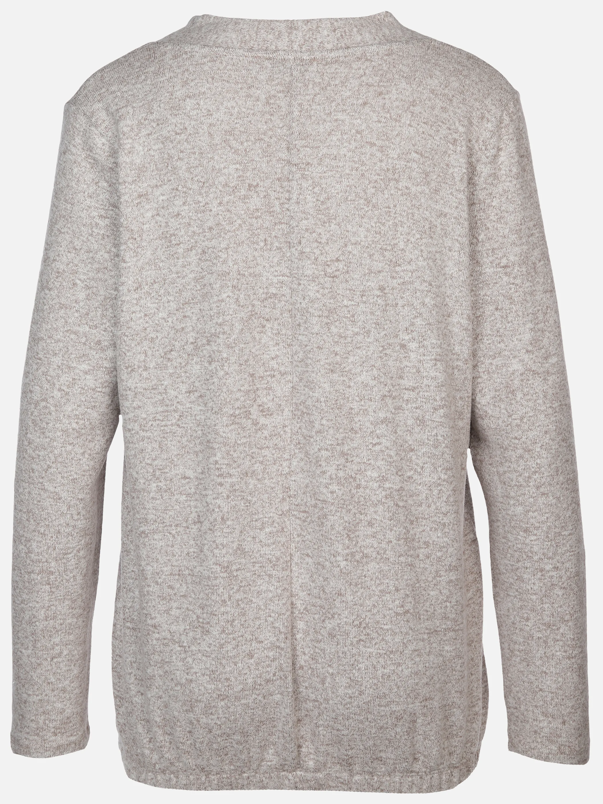 Damen Flauschshirt in melierter Optik