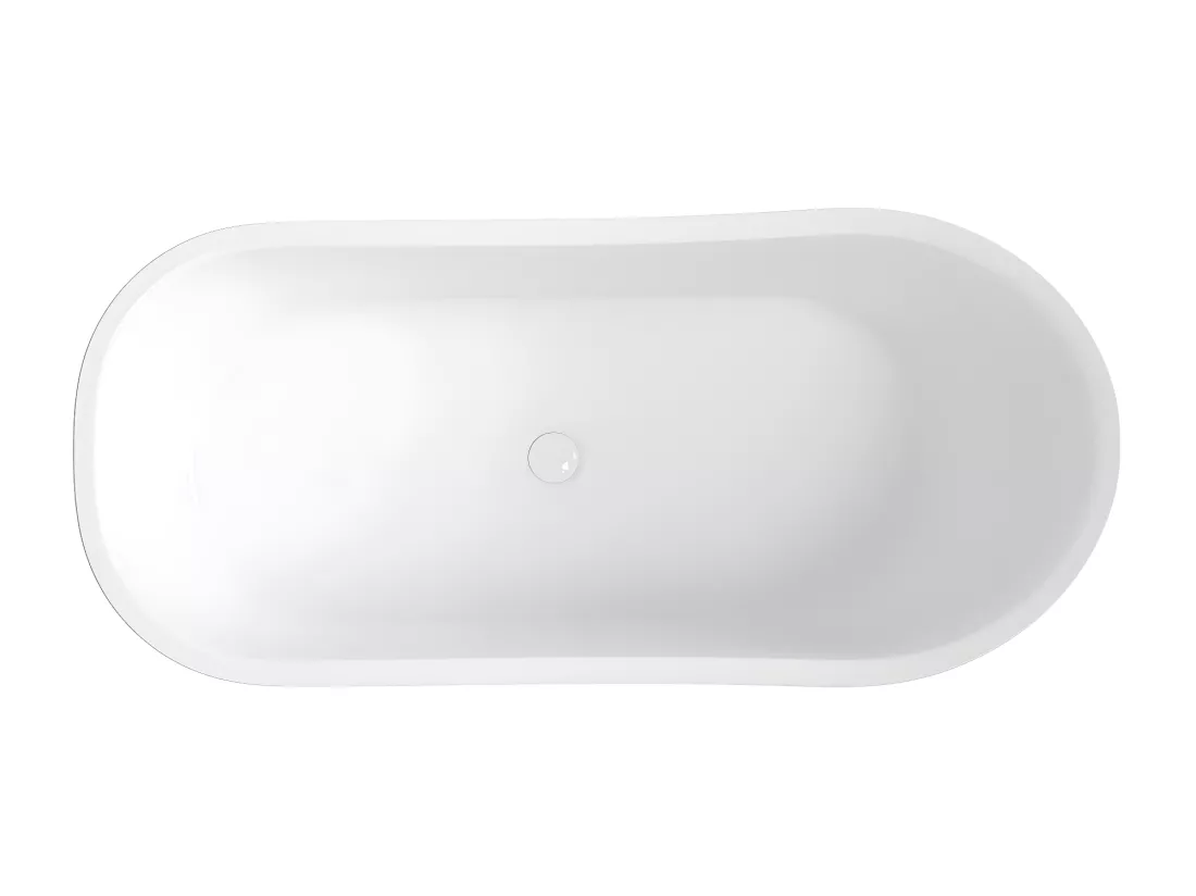 baignoire îlot OMNIRES VENEZIA M+ 160X73 CM couleur : blanc finition : mat