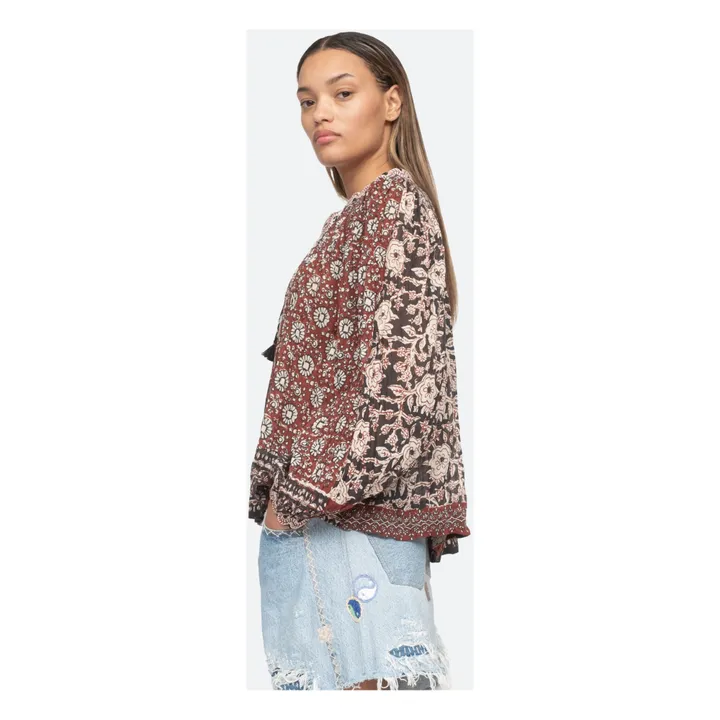 Sea NY Blouse Brodée Danae | Bordeaux