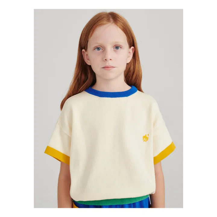 True Artist T-shirt Maille Colorbloc | Beige