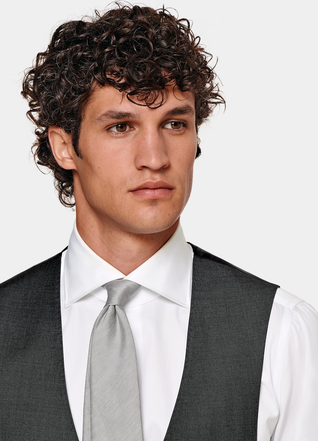 Gilet de costume gris foncé