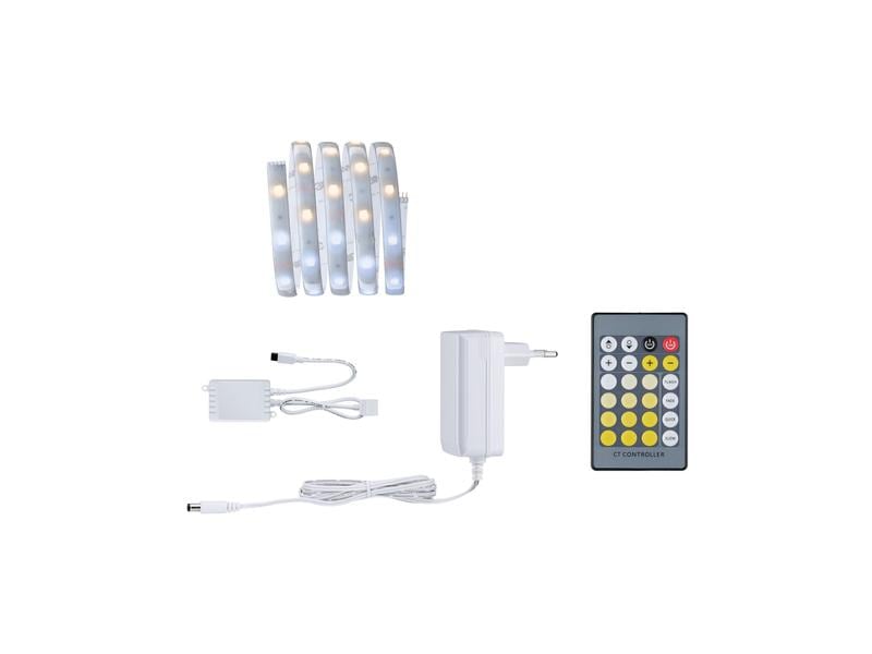 Paulmann LED-Stripe MaxLED 250 Tunable White, 1.5 m Basisse Beschichteter LED-Streifen mit variabler Farbtemperatur, kürzbar