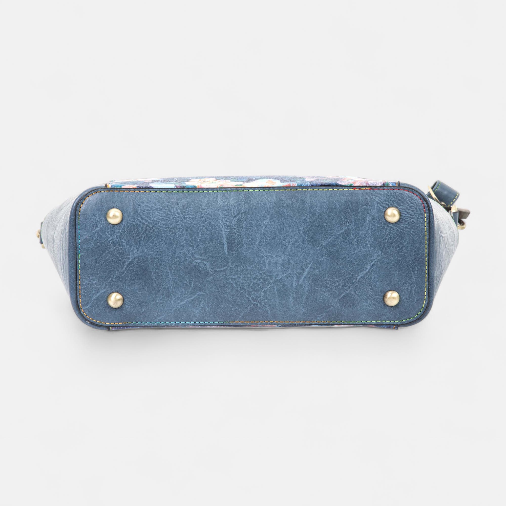 Sac de shopping bleu