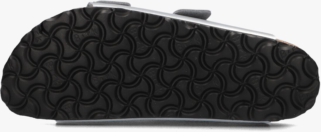 zilveren birkenstock slippers arizona dames