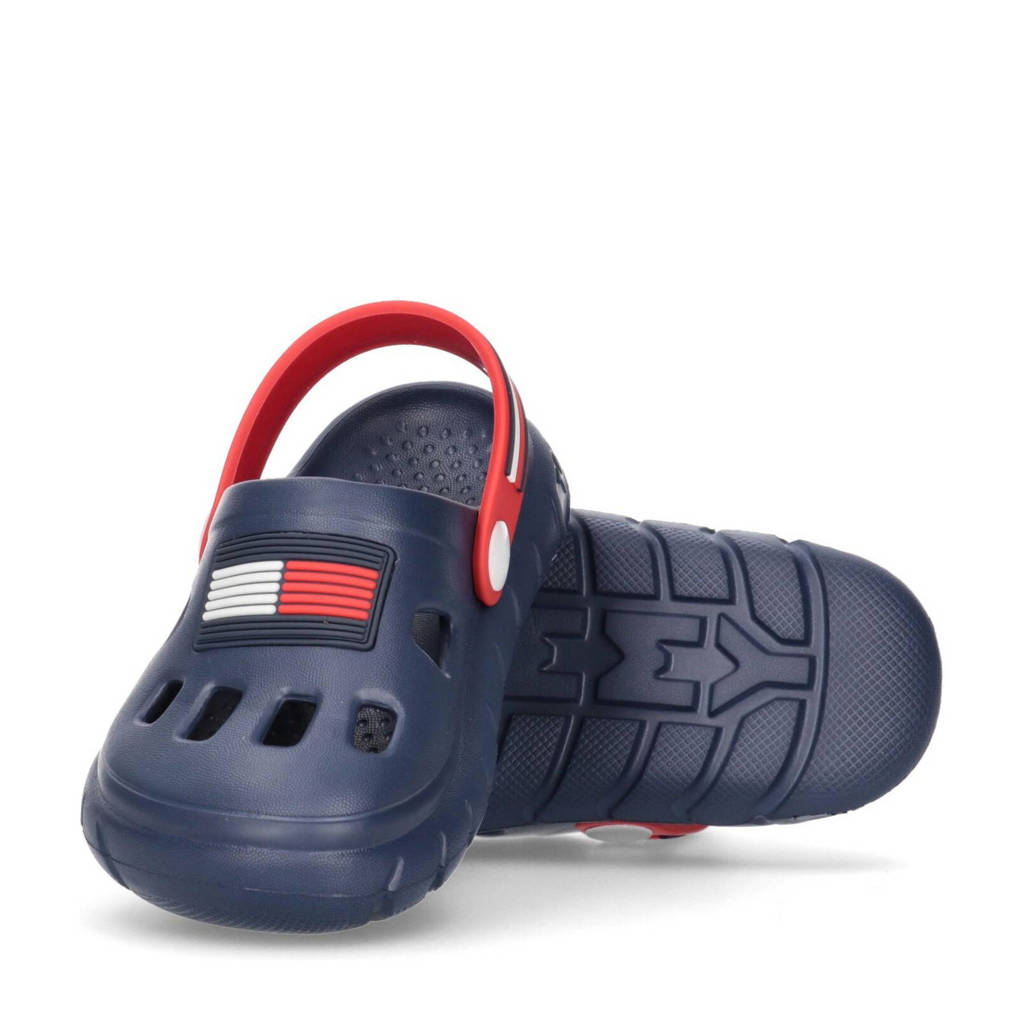 Tommy Hilfiger clogs donkerblauw