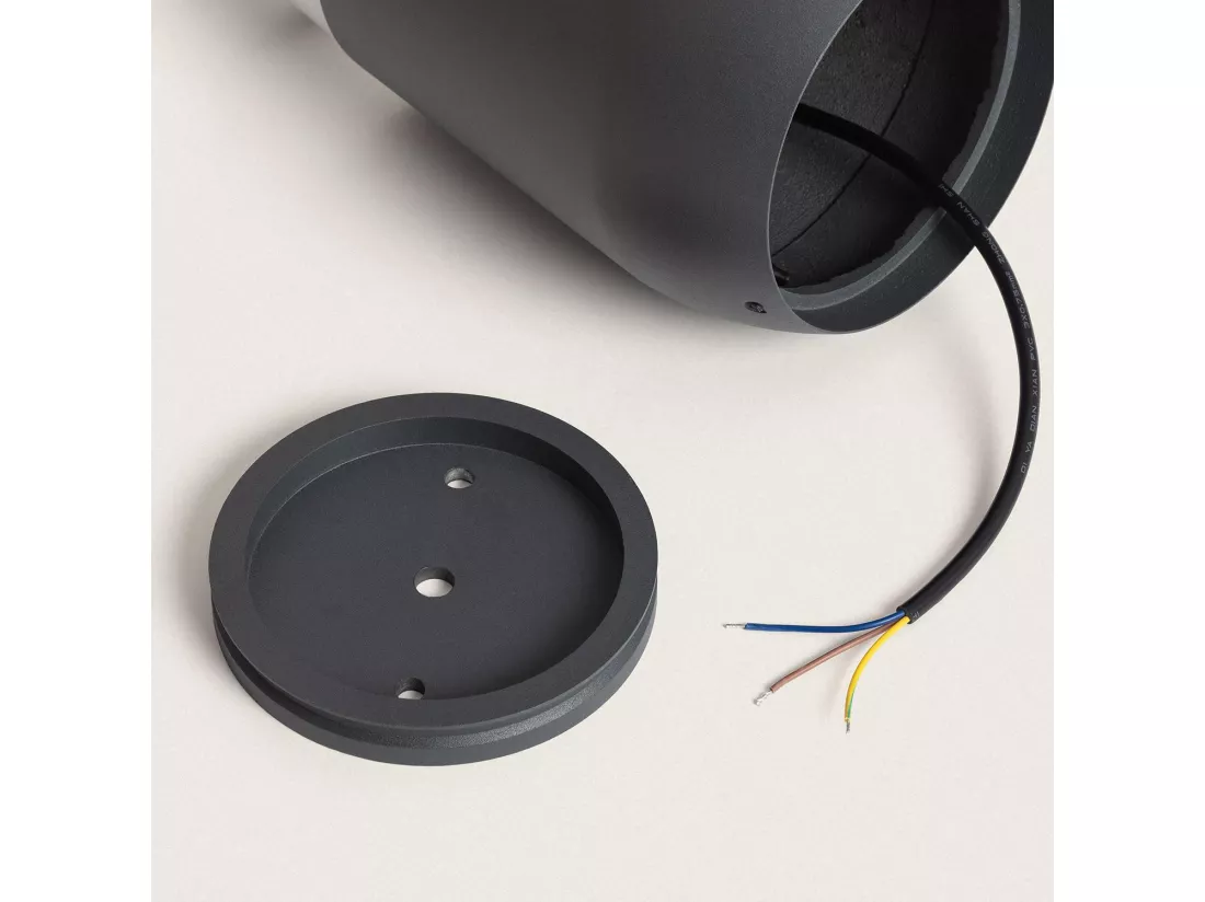 Balise Extérieure LED 9W sur Pied 30 cm en Saillie Dareh Anthracite