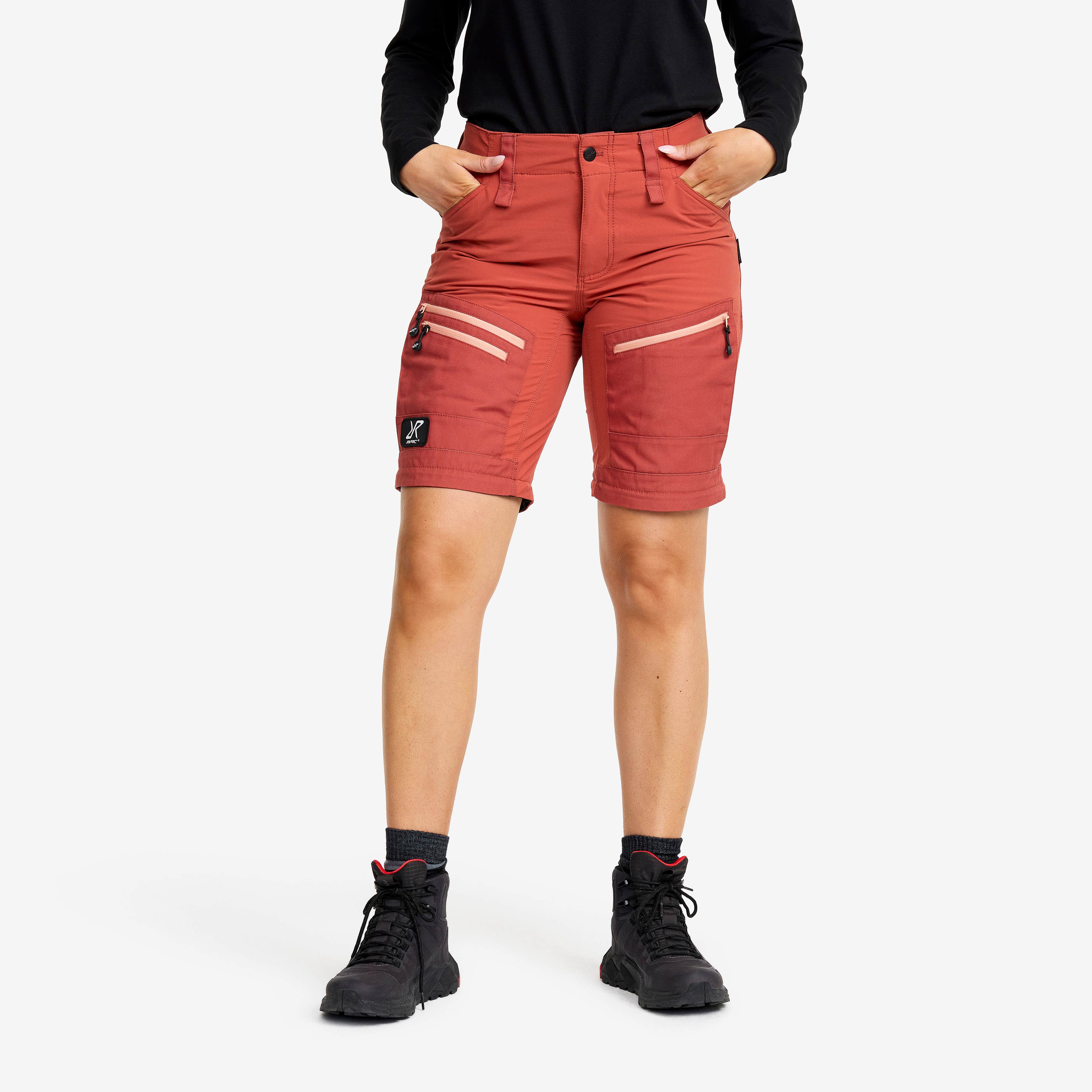 RVRC GP Pro Zip-off Pants Dame Cinnabar