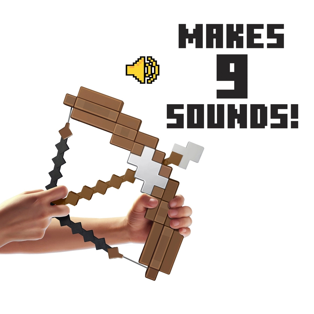 Minecraft Ultimatives Bogen- und Pfeil-Rollenspielzeug mit Geräuschen