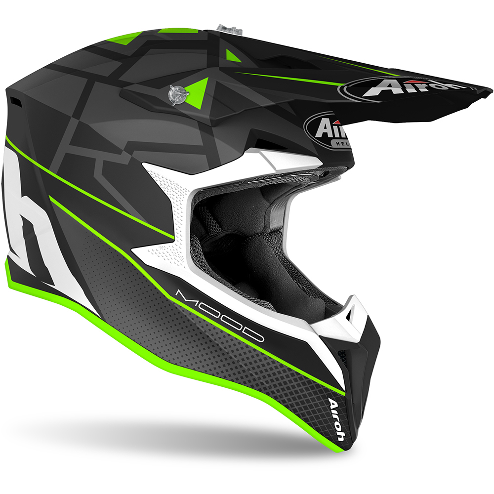 Airoh - Casque Wraap Mood Noir / Gris / Vert