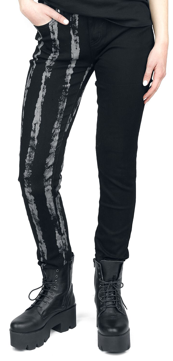 Jean Stretch Rayé | Rock Rebel by EMP Jean