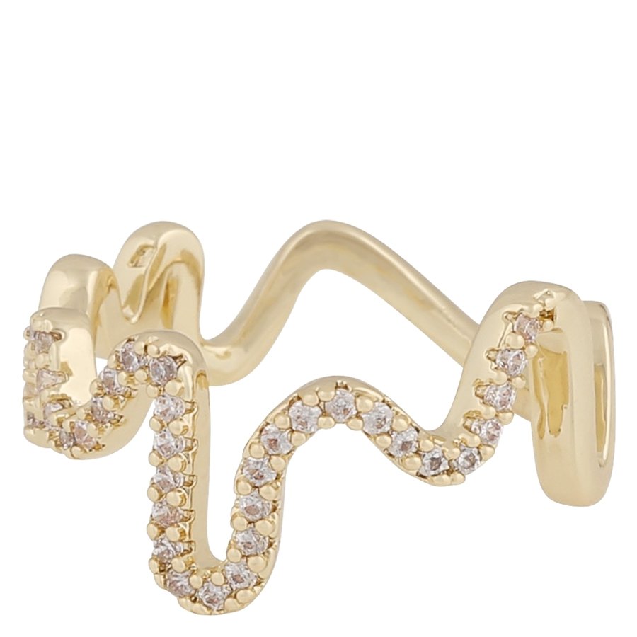 Snö Of Sweden Mayfair Irregular Ring Gold/Clear M